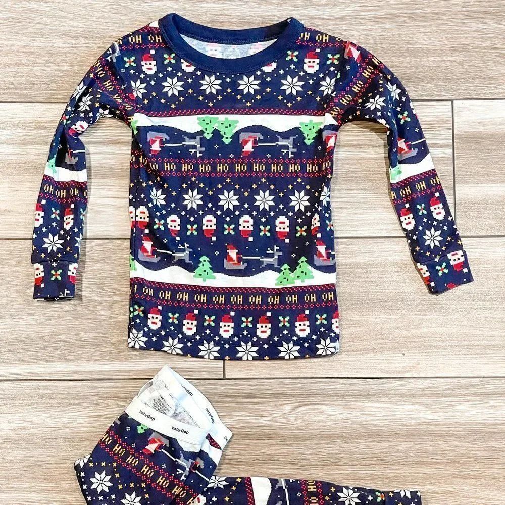 Gap Santa Video Game Pajamas, NWT! Size 18-24M